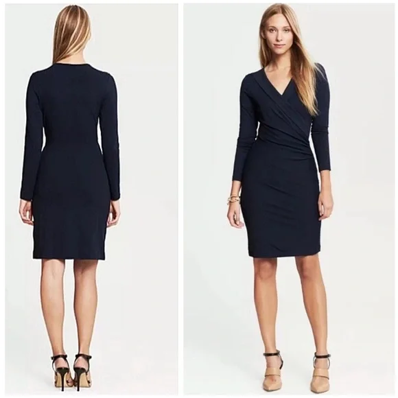 Banana Republic Faux Wrap Dress XS - Picture 2 of 12